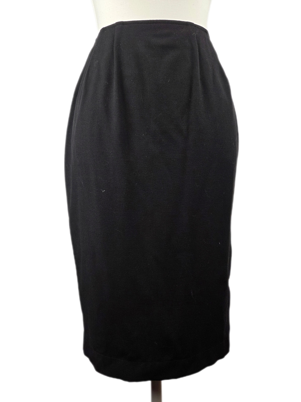 Vintage Studio Holt Renfrew Black Pencil Skirt - Made in Canada
